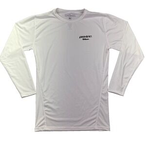 Pro Tec Compression Wilson Brand Shirt Tennis‎ Sport Sz XL White EUC