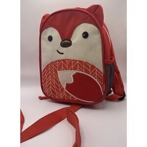 Skip Hop Zoo Mini Toddler Backpack Fox Design - 10x7x3 - Leash Clip Design