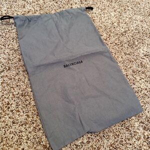 Balenciaga Charcoal Drawstring Dust Bag