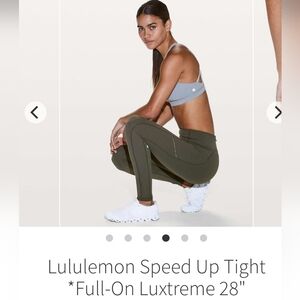 Lululemon Athletica Speed Up Tight